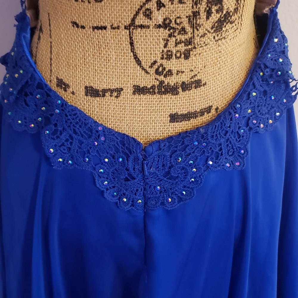 Studio 17 Sapphire Blue Prom/Evening Dress Gem